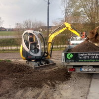 Bagger von Baumpflege/Gartenbau Kölnberger